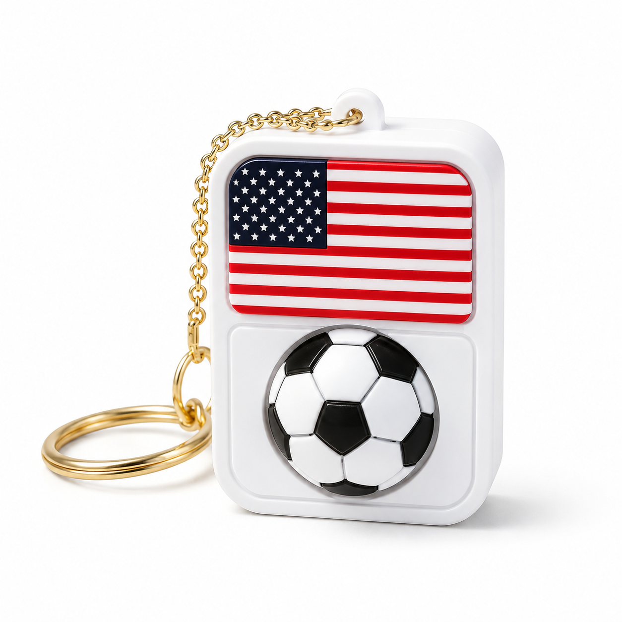 Soccer Fidget Keychain