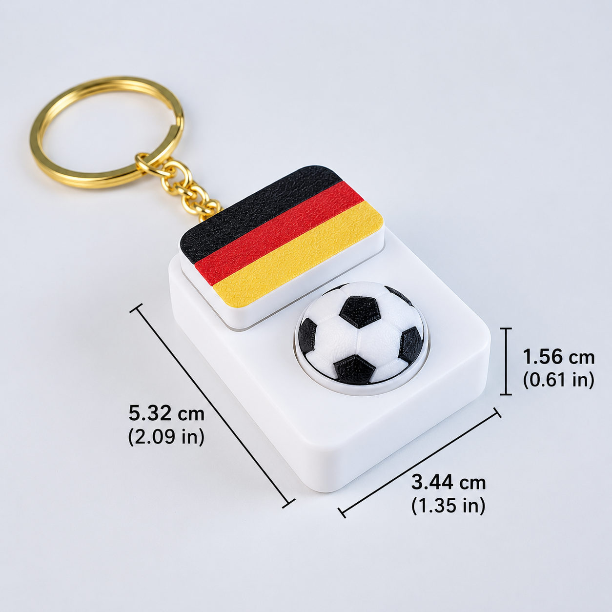World Cup Fidget Keychain