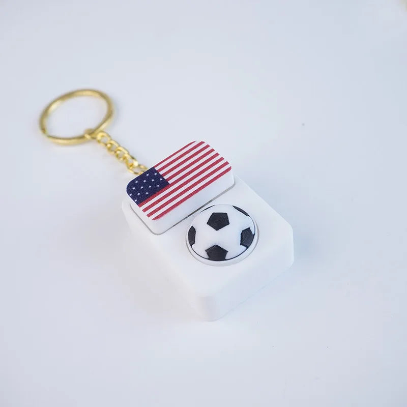 World Cup Fidget Keychain